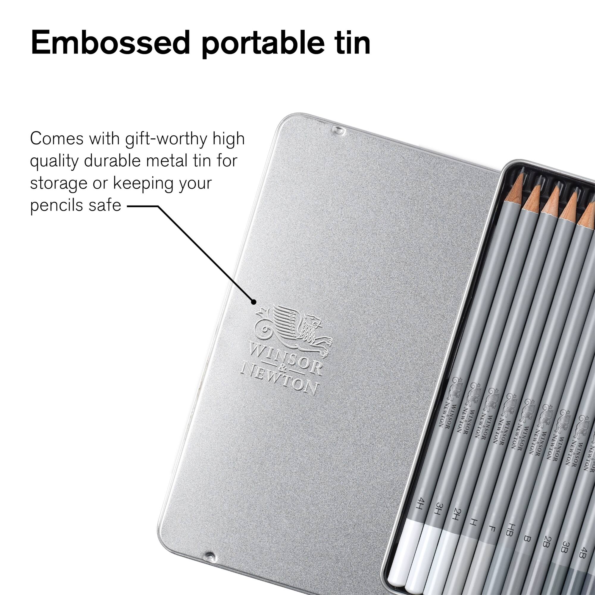 6 Packs: 12 ct. (72 total) Winsor & Newton™ Studio Collection™ Graphite Pencil Tin Set